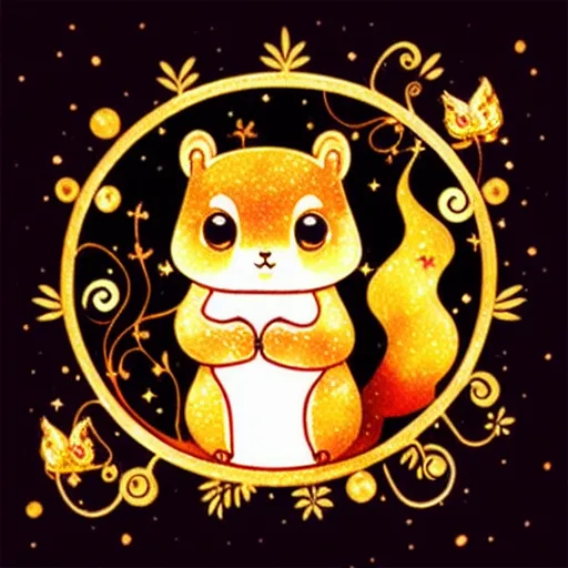 Pencil Sketch Cute Squirrel Sitting On Stock Illustration 1554676037 |  Shutterstock