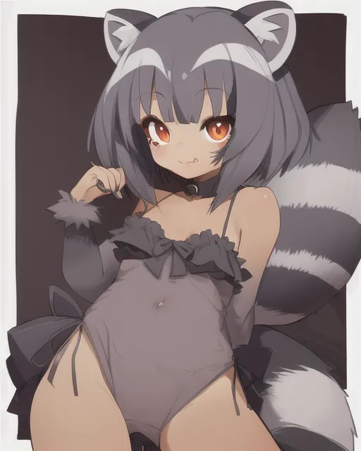 Cute Raccoon girl