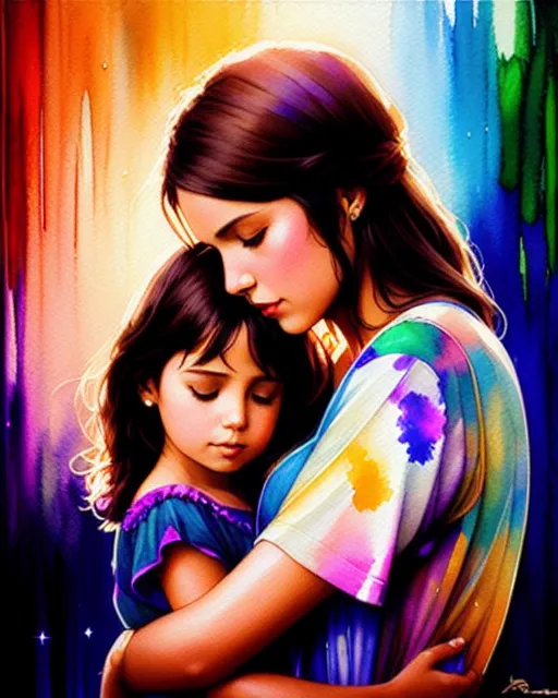 Motherly Love - Free AI Photo Generator - starryai