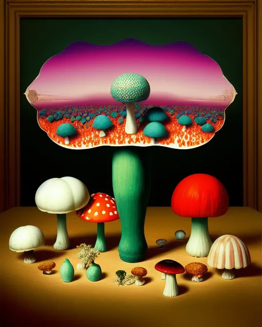 Mushroom mushrooms - Free AI Photo Generator - starryai
