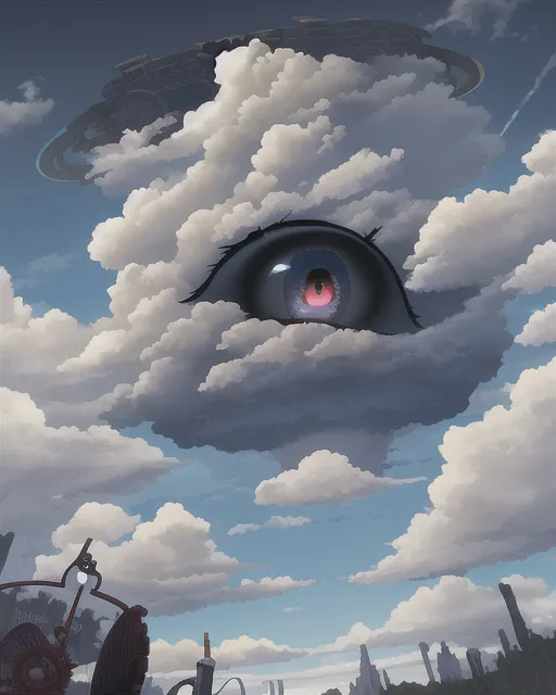 giant cloud monster,one giant - Free AI Photo Generator - starryai