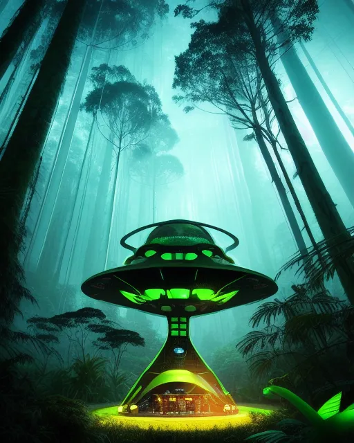 Alien worlds - Free AI Photo Generator - starryai
