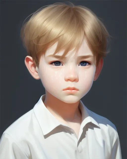 Artistic Portrait, Hyper-Detailed masterpiece of boys facesymmetry! 8k resolution concept art portrait, hyperrealism, polished, radiant, yanjun cheng, pastels