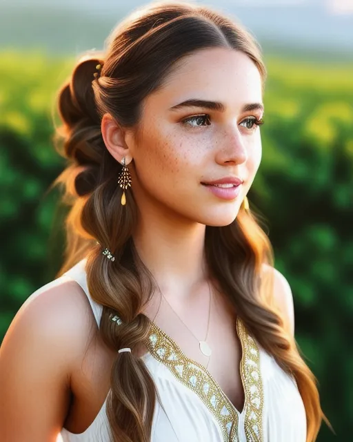 A beautiful cute young woman eyes - Free AI Photo Generator - starryai