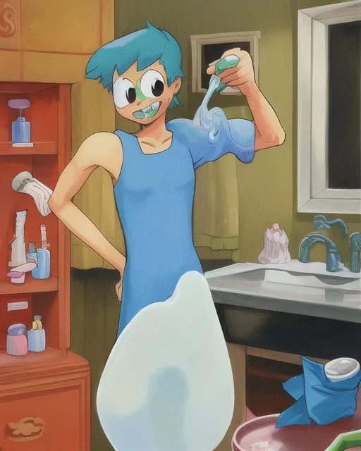 Toothpaste Man Animation Toothpaste man - Free AI Photo Generator - starryai