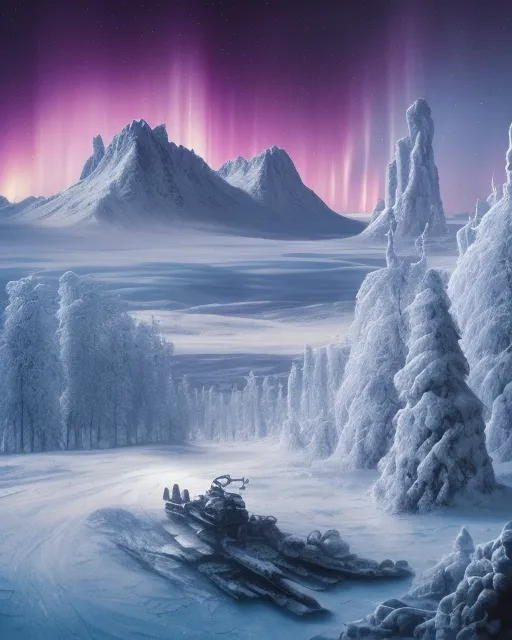 Arctic Night - Free AI Photo Generator - starryai