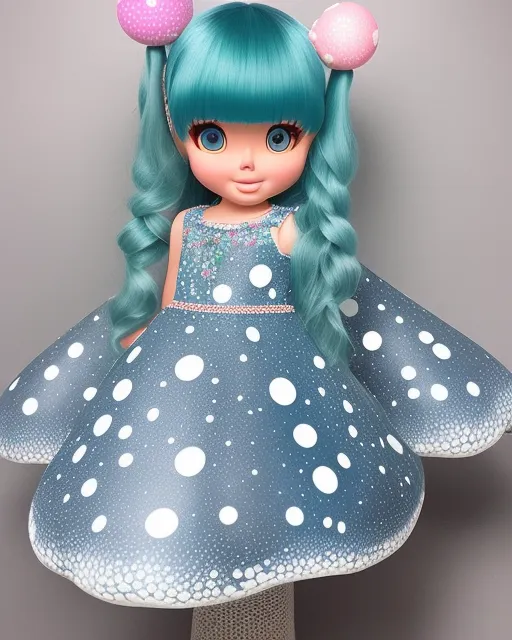 Mushroom Girl. - Free AI Photo Generator - starryai