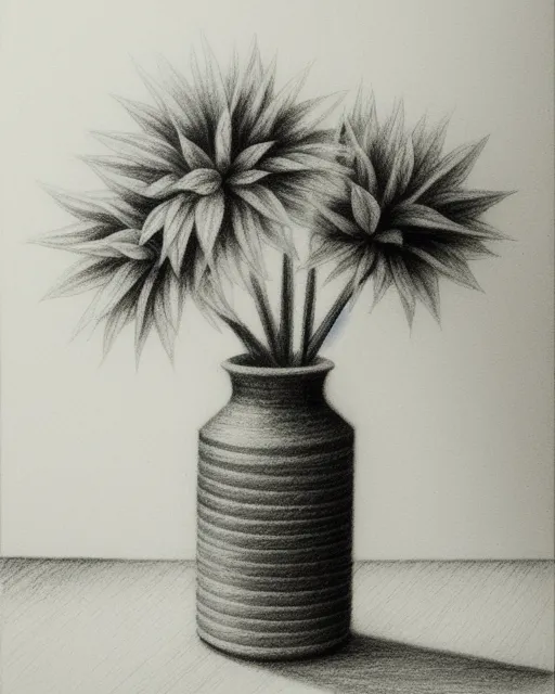 Share more than 160 realistic flower pot drawing - seven.edu.vn