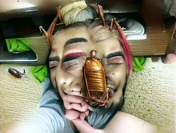 Human Cockroach - Free AI Photo Generator - starryai