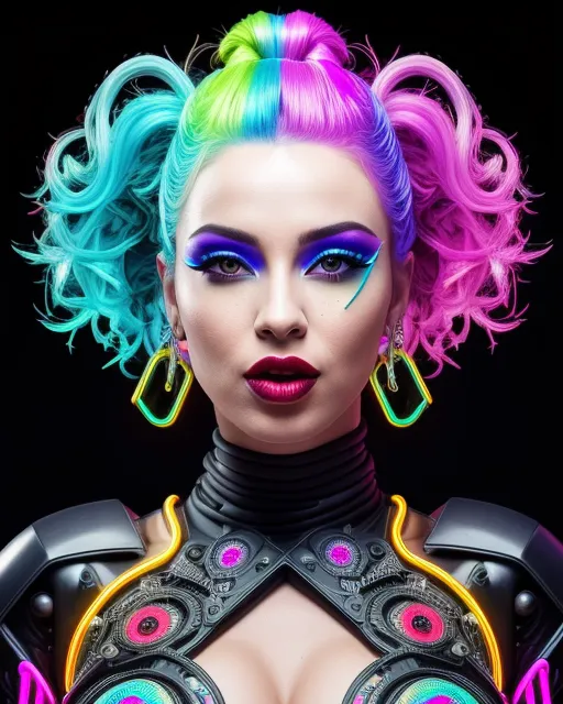 Neon Punk - Free AI Photo Generator - starryai