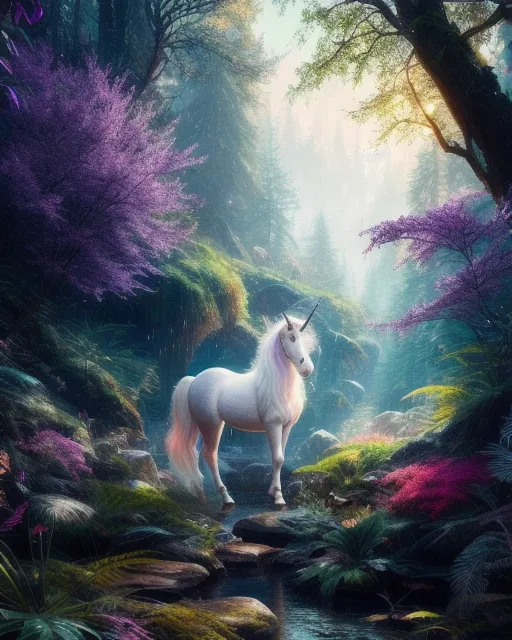 Magic forest - Free AI Photo Generator - starryai