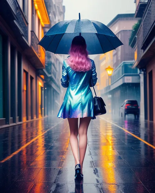 Rainy 🌃 - Free AI Photo Generator - starryai