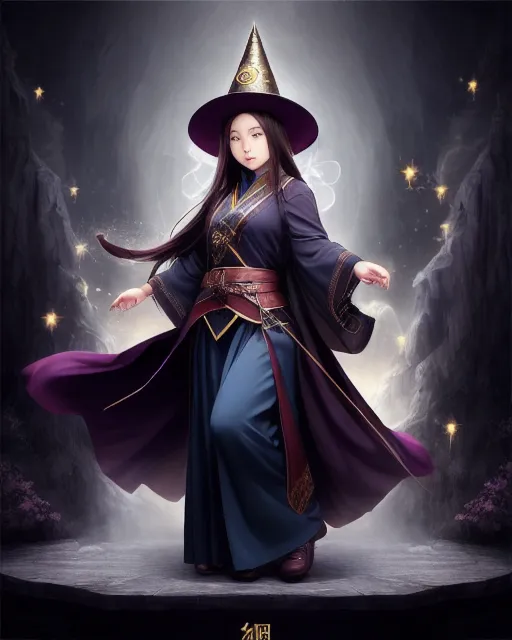 Cute wizard - Free AI Photo Generator - starryai