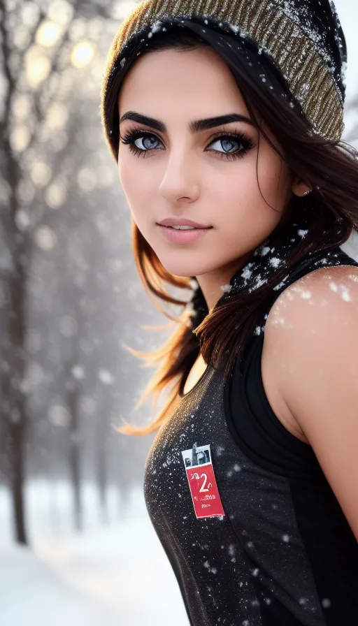 Winter Run - Free AI Photo Generator - starryai
