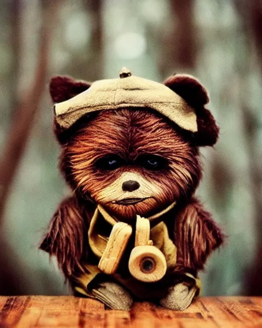 Cute Ewok Wes Anderson Style Ai Photo Generator Starryai