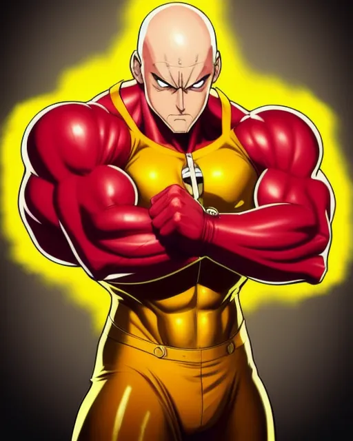 One punch man - AI Photo Generator - starryai