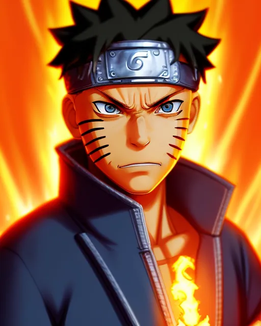 Naruto face detailed