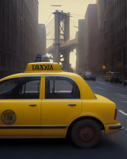 Yellow Taxi Driving Down An Urban Street At Night Background, Car Entering  An Intersection With A Yellow Light, Hd Photography Photo, Tire Background  Image And Wallpaper for Free Download