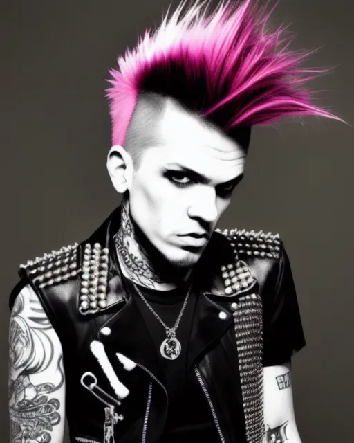 Punk Rocker With Bread Punk rocker - Free AI Photo Generator - starryai