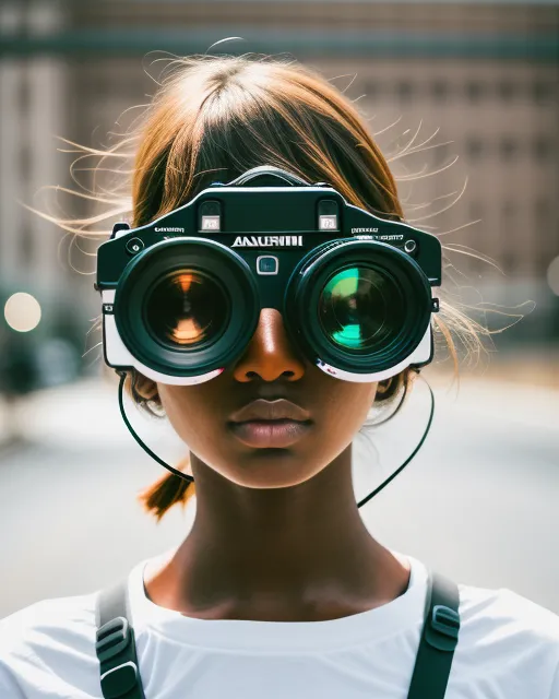 Crazy oversized alien girl - Free AI Photo Generator - starryai