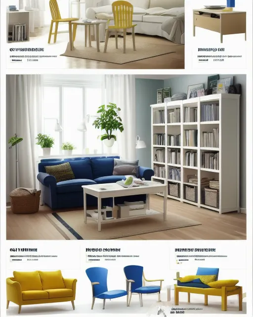 Bedroom ikea catalog - AI Photo Generator - starryai