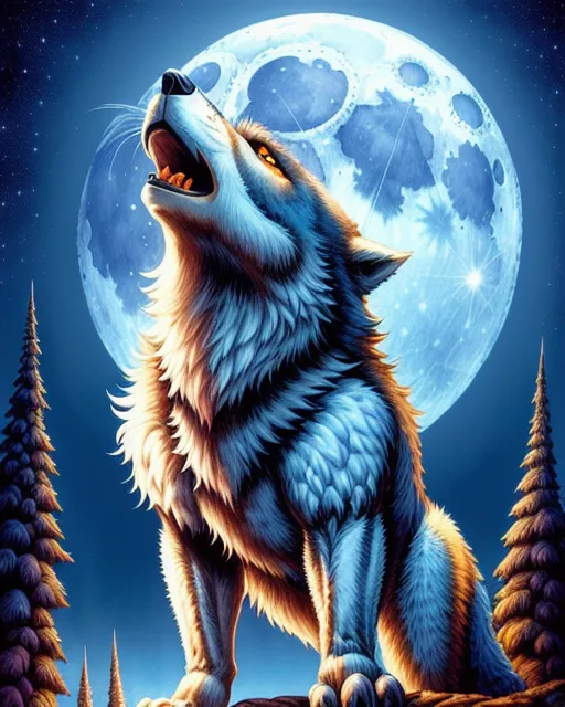 Werewolf - AI Photo Generator - starryai