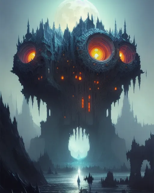 A Monster escaping - Free AI Photo Generator - starryai