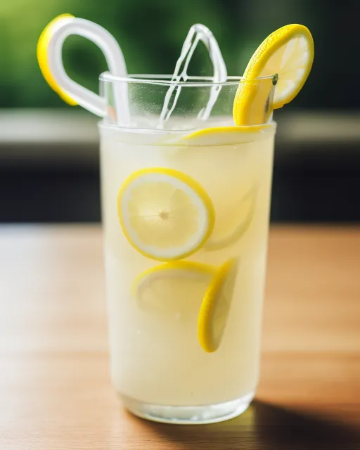 ￼refreshing glass of lemonade