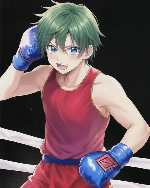 Anime boy boxing part two