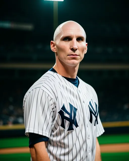 Voldemort a nose a Yankees baseball - AI Photo Generator - starryai