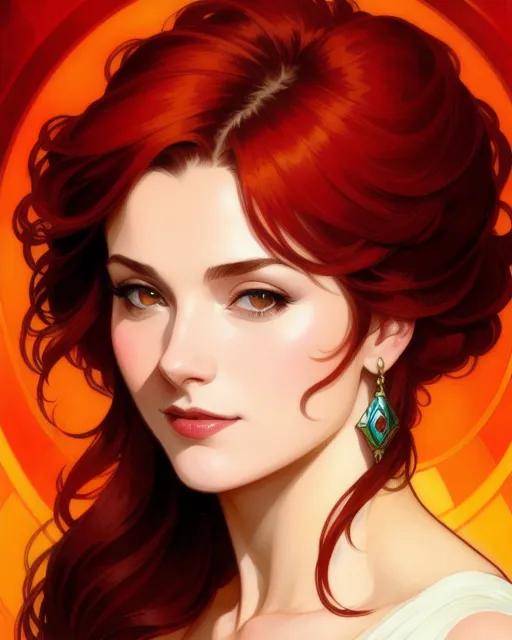 A Character Portrait [by Artgerm Wlop Ai Photo Generator Starryai