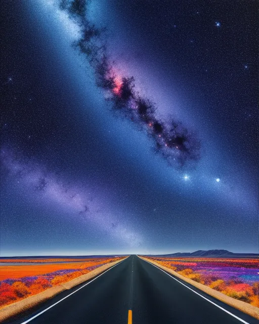 open road - Free AI Photo Generator - starryai
