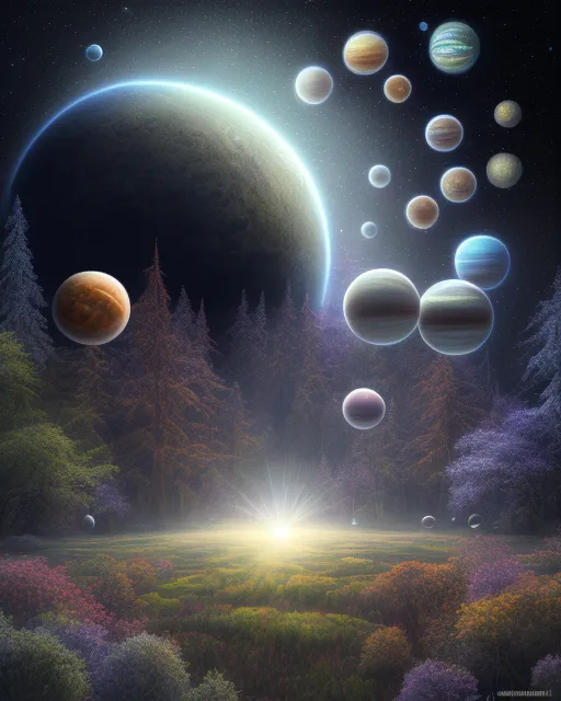 Planets magic - Free AI Photo Generator - starryai