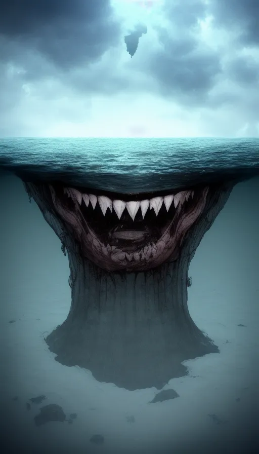 megalohydrothalassophobia - AI Photo Generator - starryai