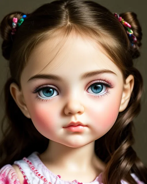 Cute Doll Face - starryai
