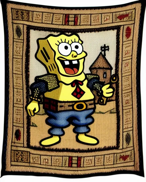 High Spongebob Tapestry Spongebob Tapestry Spongebob 