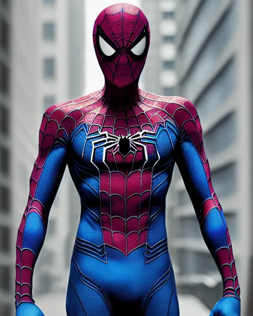 Blue Spiderman