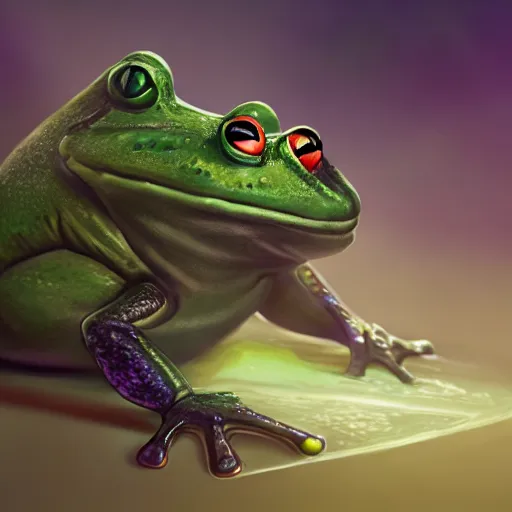 ArtStation - realistic frog