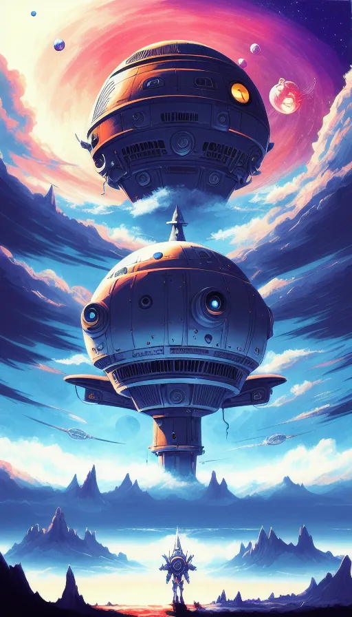 Invasion from outer space - Free AI Photo Generator - starryai
