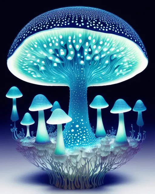 Mashroom forest - AI Photo Generator - starryai