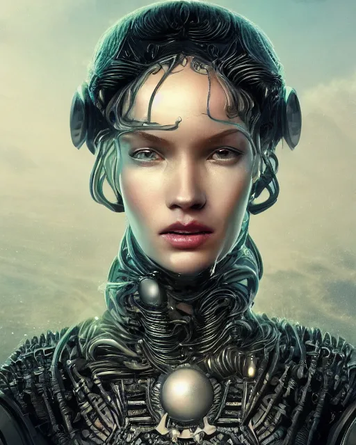 Sci-fi woman from alien world - Free AI Photo Generator - starryai