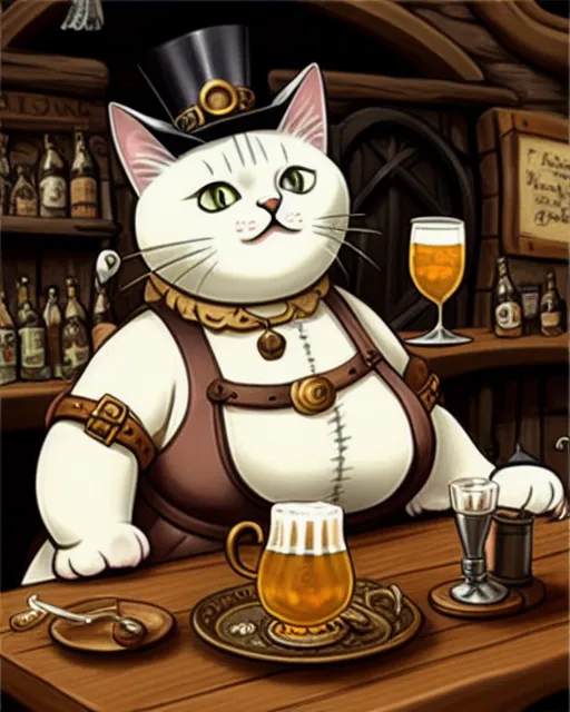 Steampunk Cat - Free AI Photo Generator - starryai