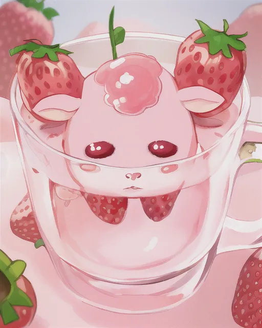 strawberry milk by peachiruu on DeviantArt
