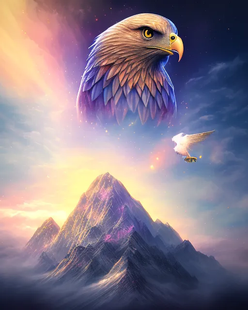 Prism shaped like a mountain - Free AI Photo Generator - starryai