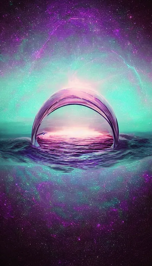A Glimpse into another Cosmic - Free AI Photo Generator - starryai