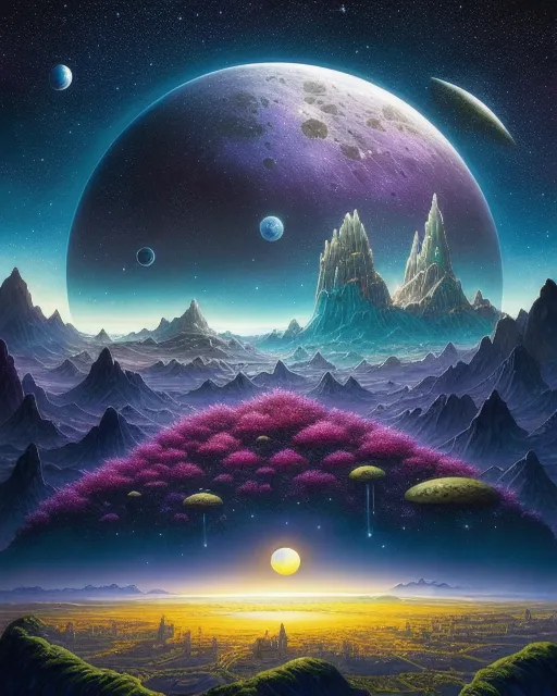 Landscape Planet - Free AI Photo Generator - starryai