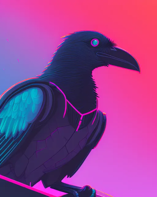 Neon Raven