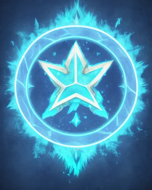 WAVY curse mark of Vainglory. Frost.  AQUA. Whale.