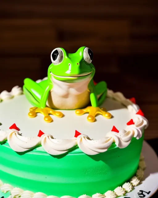 Frog / Princess Cake | Frog cakes, Cake, Childrens birthday cakes