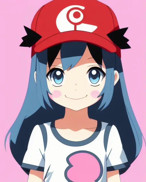 pokemon girl , cartoon ,portrait - AI Photo Generator - starryai